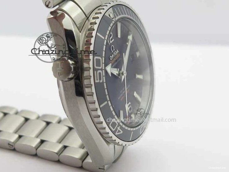 1225 Planet Ocean 2016 43.5mm SS Black Bezel BP 1:1 Best Edition Black Dial On SS Bracelet A WellDesigned 8195